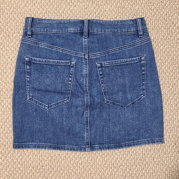 Garage Denim Mini Skirt - Picture 2 of 3